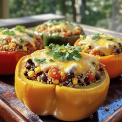 Stuffed Bell Peppers with Quinoa Flavorful Healthy Meal