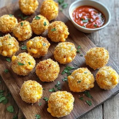 Air Fryer Fried Mac and Cheese Balls Crispy Treats