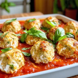 Baked Chicken Ricotta Meatballs Easy and Tasty Dish