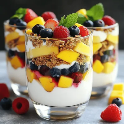 Fruit and Yogurt Parfait Delightful and Healthy Treat