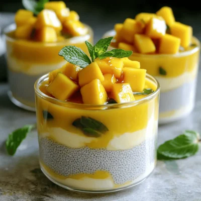 Mango Coconut Chia Pudding Tasty and Healthy Treat