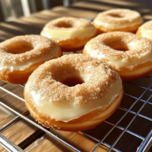 Cinnamon Sugar Donuts Irresistible Baked Delight