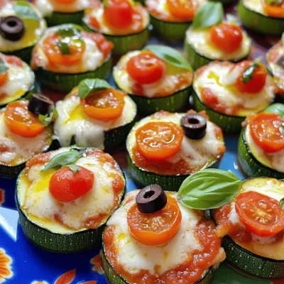 Zucchini Pizza Bites Simple and Tasty Snack Idea