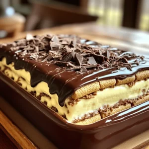 No Bake Chocolate Eclair Cake Easy and Delicious Treat