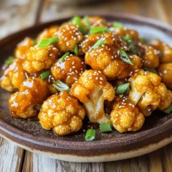 General Tso’s Cauliflower Crispy Flavorful Dish