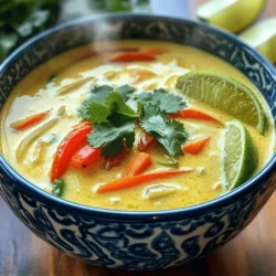 Thai Coconut Curry Soup Delicious and Simple Recipe