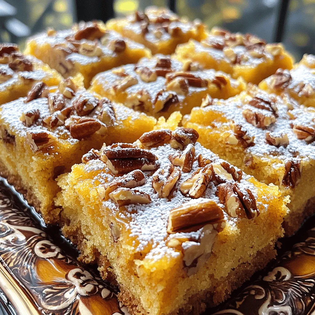 - 2 cups all-purpose flour - 1 cup granulated sugar - 1/2 cup light brown sugar, packed - 1 cup unsalted butter, softened - 3 large eggs - 1 cup sour cream - 1 teaspoon vanilla extract - 1 teaspoon baking soda - 1 teaspoon baking powder - 1/2 teaspoon salt - 1 cup pecans, chopped - 1/4 cup pure maple syrup - 1 tablespoon ground cinnamon You can use whole wheat flour instead of all-purpose flour for a nuttier taste. Coconut sugar works well if you want a less processed option for sweetening. For a dairy-free version, use coconut oil instead of butter and almond milk in place of sour cream. If you lack maple syrup, honey or agave can be a tasty alternative. - All-Purpose Flour: Provides structure. It helps the cake rise and stay fluffy. - Pecans: Rich in healthy fats and protein, they add crunch and flavor. - Sour Cream: Adds moisture and tanginess, making the cake tender. - Maple Syrup: Offers natural sweetness and a unique flavor boost. - Cinnamon: Brings warmth and depth, enhancing the overall taste. Each ingredient plays a role in making this coffee cake a delightful treat. The balance of flavors and textures will impress anyone who tries it. Start by preheating your oven to 350°F (175°C). Take a 9x13-inch baking pan. You can grease it with butter or oil. Another option is to line it with parchment paper. This will help the cake come out easily later. In a large mixing bowl, add softened butter. Then, add granulated sugar and light brown sugar. Mix these together until the mixture is light and fluffy, which takes about 3 to 4 minutes. Next, add the eggs one at a time. Make sure to mix well after each egg. After that, stir in sour cream and vanilla extract. This step adds moisture and flavor to your cake. In another bowl, whisk together the all-purpose flour, baking soda, baking powder, ground cinnamon, and salt. Mixing these together helps to evenly distribute the leavening agents. This is key for a well-risen cake. Gradually add the dry mixture to the wet mixture. Stir gently until just combined; avoid overmixing. Now, fold in the chopped pecans and pure maple syrup. Once mixed, pour the batter into your prepared pan. Spread it evenly. Bake for 30 to 35 minutes. Check doneness by inserting a toothpick into the center. If it comes out clean, the cake is ready. Let it cool in the pan for about 10 minutes. After that, transfer the cake to a wire rack to cool completely. To get that soft and fluffy texture, always cream the butter and sugars well. Mix them for about 3-4 minutes until they look light and airy. This step helps trap air, making your cake rise better. When you add eggs, mix each one in fully. This keeps the batter smooth. Use room temperature ingredients, like eggs and butter, for the best mix. The sour cream adds moisture, so don't skip it. One big mistake is overmixing your batter. This can make the cake tough. Mix the dry and wet ingredients just until you see no dry spots. Also, don’t forget to measure your flour correctly. Too much flour can make your cake dense. Never skip greasing your pan or using parchment paper. This helps the cake come out easily without breaking. To bake evenly, always preheat your oven. An oven that is too hot can burn the edges. Place your cake in the center of the oven for balanced heat. If your oven has hot spots, rotate the pan halfway through baking. Use a toothpick to check for doneness. Insert it in the center; if it comes out clean, your cake is ready. Let it cool in the pan for 10 minutes before transferring it to a rack. This helps it set up nicely. {{image_2}} If you want to skip the nuts, that’s easy! You can replace the pecans with seeds. Try using pumpkin or sunflower seeds for crunch. They add texture without the nut flavor. Always check for allergies if serving to others. You can still enjoy a great coffee cake! Want to make your cake even more special? You can add chocolate chips for a sweet twist. Just fold in 1 cup of semi-sweet chocolate chips with the batter. For a fruity taste, try adding berries like blueberries or raspberries. Mix in about 1 cup of fresh or frozen fruit. This gives your cake a fresh, juicy flavor. If you need a gluten-free cake, you can swap the all-purpose flour. Use a gluten-free flour blend instead. Make sure it has xantham gum for the right texture. This change helps keep your cake fluffy and soft. Follow the same measurements as in the recipe. To keep your maple pecan coffee cake fresh, store it in an airtight container. Set it on your kitchen counter if you plan to eat it within two days. If you need to keep it longer, place it in the fridge. It will last about a week in the fridge. You can freeze the coffee cake to enjoy later. First, let it cool completely. Then, cut the cake into squares. Wrap each piece tightly in plastic wrap. Place the wrapped pieces in a freezer-safe bag. This way, you can enjoy them for up to three months. When you're ready to eat your frozen cake, take it out of the freezer. Let it thaw in the fridge overnight. To reheat, place the pieces in the microwave for about 20 seconds. If you prefer, you can warm them in the oven at 350°F for about 10 minutes. Enjoy your delicious cake warm! Yes, you can. If you do not have sour cream, try plain yogurt. It gives a similar taste and texture. You can also use buttermilk. Both options work well and keep the cake moist. To check if your cake is done, use a toothpick. Insert it into the center of the cake. If it comes out clean or with a few crumbs, the cake is ready. The edges should also pull away slightly from the pan. If you need a substitute for pecans, try walnuts or almonds. Both nuts work well in this recipe. For a nut-free option, use sunflower seeds or pumpkin seeds for crunch. This blog post covered all you need to bake a great cake. We discussed key ingredients and their benefits, along with precise measurements and smart substitutes. You learned step-by-step instructions for mixing and baking. Plus, I shared tips to avoid common errors and ensure even baking. We explored fun variations to personalize your cake, from nut-free to gluten-free. Finally, I provided clear storage tips for leftovers. Enjoy baking and share your delicious results!