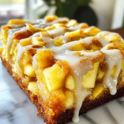 - 3 medium apples, peeled and diced (preferably Granny Smith) - 1 cup granulated sugar - 1/2 cup brown sugar, packed - 1/2 cup unsalted butter, softened - 3 large eggs - 2 teaspoons vanilla extract - 2 cups all-purpose flour - 1 tablespoon baking powder - 1 teaspoon ground cinnamon - 1/2 teaspoon ground nutmeg - 1/4 teaspoon salt - 1/2 cup buttermilk - 1/2 cup powdered sugar (for icing) - 2 tablespoons milk (for icing) For dietary needs, you can make some swaps: - Use gluten-free flour for a gluten-free cake. - Try applesauce instead of eggs for a vegan option. - Coconut or almond milk can replace buttermilk. Choose apples that give the best taste and texture. My favorites are Granny Smith apples. They add a nice tartness that balances the sweetness of the cake. When picking apples, look for these signs: - Firmness: The apple should feel firm when you squeeze it. - Color: A rich color often means ripeness. Green apples should be bright green. - Skin: Look for smooth skin without bruises or soft spots. Ripe apples make the best cake. They add moisture and flavor. If you can, pick fresh apples from a local farm. They often taste better than store-bought ones. Preheating your oven is key. Set it to 350°F (175°C). This step ensures even baking. While the oven warms, prepare your baking pan. Use a 9x13 inch pan for this cake. Greasing the pan helps the cake release easily. Flour the pan to prevent any sticking. This simple act saves you from a messy cleanup later. Start by creaming the sugars and butter. Use a large mixing bowl for this. Beat them together until they are light and fluffy. This step adds air, making your cake soft. Next, add the eggs one at a time. Mix well after each egg. Then, pour in the vanilla extract. This adds flavor and sweetness. Make sure everything is blended nicely. In another bowl, mix the dry ingredients. Whisk together the flour, baking powder, cinnamon, nutmeg, and salt. Sifting these ingredients helps remove lumps. It also mixes them well. Now, slowly add the dry mix to the wet mix. Alternate with the buttermilk. Stir gently until just combined. Overmixing can lead to a tough cake, so be careful. Pour the batter into your prepared pan. Smooth the top with a spatula for an even surface. Bake in the preheated oven for 30-35 minutes. To check if the cake is done, use a toothpick. Insert it into the center; if it comes out clean, the cake is ready. Once baked, let it cool in the pan for about 10 minutes. This cooling time helps set the cake. After that, transfer it to a wire rack to cool completely. This step ensures the best texture for your delicious apple fritter cake. The key to a fluffy apple fritter cake is to avoid common mistakes. A common pitfall is overmixing the batter. This can make the cake dense instead of light. Mix just until the ingredients blend. Another mistake is not measuring ingredients correctly. Use measuring cups and spoons for the best results. To elevate the flavor of your cake, consider adding spices. Ground ginger or allspice can add a nice kick. You can also enhance the icing. For a glossy finish, add a bit more milk to the powdered sugar. This makes the icing easier to drizzle and helps it shine. Pair your apple fritter cake with a scoop of vanilla ice cream for a delightful treat. The warm cake and cold ice cream create a tasty contrast. You can also serve it with coffee for a cozy dessert experience. For gatherings, cut the cake into neat squares. Arrange them on a pretty platter. Add a sprinkle of cinnamon on top for a nice touch. {{image_2}} You can make your apple fritter cake even better! Try adding nuts or raisins for extra texture. Chopped walnuts or pecans give a nice crunch. Raisins add a sweet chew that contrasts well with the apples. For frosting, think beyond the usual. Caramel sauce can add a rich flavor. Cream cheese frosting is another tasty choice. It adds a tangy twist that pairs well with the sweet cake. Want to make this cake a bit healthier? You can reduce sugar easily. Try using half the amount of granulated and brown sugar. You can also swap in a sugar alternative like honey or maple syrup. To add more fiber, mix in some whole wheat flour. You can also add ground flaxseed or oats. These ingredients boost nutrition without changing the taste too much. Change things up by using seasonal fruits! In fall, try mixing in pears or cranberries. Pears add a sweet, juicy flavor. Cranberries bring a tart kick that brightens the cake. Adjust the spices to fit the season, too. In fall, add a bit more cinnamon or nutmeg. For winter, consider adding ginger or cloves. These spices create warm, cozy flavors perfect for the holidays. To keep your apple fritter cake fresh, store it in an airtight container. This method helps keep moisture in and prevents the cake from drying out. You can keep it at room temperature for up to three days. If you live in a warm place, refrigerating the cake is best. Just make sure to wrap it well in plastic wrap to avoid absorbing fridge odors. You can freeze slices of apple fritter cake for later enjoyment. First, let the cake cool completely. Wrap each slice tightly in plastic wrap. Then, place the wrapped slices in a freezer bag. This way, they will not stick together. Your cake will stay fresh for up to three months. When you want to enjoy your cake, take a slice out of the freezer. Leave it in the fridge to thaw overnight. For a quick thaw, you can set it on the counter for about an hour. This method keeps the cake moist and tasty. Enjoy your sweet treat whenever you want! Can I use different types of apples? Yes, you can. I suggest using tart apples like Granny Smith for the best taste. You can also use Honeycrisp or Fuji apples. Each type has its own flavor. Mixing different apples can add more depth to your cake. How can I make this cake ahead of time? You can bake the cake a day ahead. Just let it cool completely before covering it tightly. Store it at room temperature for up to two days. You can also freeze slices for longer storage. Just wrap them in plastic wrap and foil. Can I skip the icing, and what are alternatives? Skipping the icing is fine. For a simple touch, dust the cake with powdered sugar. You can also serve it with whipped cream or a scoop of vanilla ice cream. These options add flavor and texture without the icing. How to adjust icing consistency for drizzling To make the icing thinner, add more milk. Start with a teaspoon at a time until you reach the right thickness. If it’s too runny, add more powdered sugar. Aim for a smooth, pourable icing that stays on the cake. What to do if the cake turns out too dry or dense If your cake is dry, it may have too much flour or not enough liquid. Ensure you measure correctly. Adding a bit of buttermilk can help. If it’s dense, try mixing the batter less. Over-mixing can cause a tough cake. Fixing over-spiced flavors If your cake tastes too spiced, you can balance it out. Serve it with sweet toppings like ice cream or whipped cream. You can also try adding a bit of vanilla extract to mellow the spices. This guide covered everything you need for making an apple fritter cake. We explored ingredient choices, tips for apple selection, and step-by-step baking instructions. You learned ways to perfect the cake texture and enhance flavors with various spices. We also discussed storage tips and delicious variations. Keep experimenting with different ingredients, and enjoy your homemade creation. With practice, you will master this treat and impress friends and family alike. Happy baking!