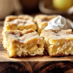 To craft this Apple Cider Donut Snack Cake, you will need the following ingredients: - 2 cups apple cider - 1 cup granulated sugar - 1/2 cup light brown sugar, packed - 1/2 cup unsalted butter, softened - 2 large eggs - 1 teaspoon vanilla extract - 2 1/2 cups all-purpose flour - 2 teaspoons baking powder - 1 teaspoon ground cinnamon - 1/2 teaspoon ground nutmeg - 1/4 teaspoon salt - 1/2 cup buttermilk - 3/4 cup granulated sugar (for topping) - 2 teaspoons ground cinnamon (for topping) You can swap some ingredients if needed. Here are a few ideas: - Apple Cider: Use unsweetened apple juice for a similar taste. - Granulated Sugar: Coconut sugar works well and adds a unique flavor. - Unsalted Butter: You can replace this with coconut oil for a dairy-free option. - Buttermilk: Mix 1/2 cup milk with 1/2 tablespoon vinegar or lemon juice for a quick substitute. - Eggs: Use flax eggs (1 tablespoon flaxseed meal + 2.5 tablespoons water per egg) for a vegan version. Choosing quality ingredients makes a big difference in your cake. Here are some tips: - Apple Cider: Look for fresh cider with no added sugars or preservatives. This enhances the flavor. - Butter: Choose high-quality unsalted butter for the best taste and texture. - Spices: Use fresh spices. Ground spices lose flavor over time, so check dates. - Flour: Use unbleached all-purpose flour for a finer crumb. - Eggs: Opt for organic or free-range eggs for richer taste and color. When you pick the right ingredients, your Apple Cider Donut Snack Cake shines with flavor! Start by gathering your ingredients. You will need: - 2 cups apple cider - 1 cup granulated sugar - 1/2 cup light brown sugar, packed - 1/2 cup unsalted butter, softened - 2 large eggs - 1 teaspoon vanilla extract - 2 1/2 cups all-purpose flour - 2 teaspoons baking powder - 1 teaspoon ground cinnamon - 1/2 teaspoon ground nutmeg - 1/4 teaspoon salt - 1/2 cup buttermilk - 3/4 cup granulated sugar (for topping) - 2 teaspoons ground cinnamon (for topping) Next, preheat your oven to 350°F (175°C). Grease and flour a 9x13-inch baking dish or line it with parchment paper. This will help your cake come out easily. Now it’s time to reduce the apple cider. In a medium saucepan, bring the apple cider to a boil over medium-high heat. Once boiling, lower the heat to medium. Let it simmer until it reduces to 1 cup, which takes about 15-20 minutes. Set it aside to cool slightly while you prepare the batter. In a large bowl, cream together the granulated sugar, brown sugar, and softened butter. Use a hand mixer or a whisk until the mixture is light and fluffy. Then, beat in the eggs one at a time. Add the vanilla extract next. Mix in the cooled apple cider from earlier. In another bowl, whisk together the flour, baking powder, ground cinnamon, ground nutmeg, and salt. Gradually add this dry mix to the wet mixture. Alternate with the buttermilk, starting and ending with the flour mix. Stir until just combined. Pour the batter into your prepared baking dish. Spread it evenly with a spatula. Bake in the preheated oven for 25-30 minutes. To check if it's done, insert a toothpick into the center. It should come out clean. While the cake bakes, mix 3/4 cup granulated sugar with 2 teaspoons of cinnamon in a small bowl. Set this aside for later. Once the cake is done, take it out of the oven. Let it cool in the pan for about 10 minutes. While it’s still warm, sprinkle the cinnamon-sugar mixture generously over the top. Allow the cake to cool completely before slicing it into squares. You can serve it warm or at room temperature. For an extra treat, dust it with more cinnamon-sugar or add a dollop of whipped cream or a scoop of vanilla ice cream. Enjoy your delicious apple cider donut snack cake! To get a soft and moist cake, start with fresh apple cider. Boil it down to one cup. This step concentrates the flavors, making the cake rich. Cream the sugars and butter well. Beat them until they look light and fluffy. This adds air and helps the cake rise. Mix your wet and dry ingredients gently. Over-mixing can lead to a tough texture. Always alternate adding the flour and buttermilk. This balance keeps the batter smooth and silky. A common error is not measuring ingredients correctly. Use dry measuring cups for flour and liquid ones for cider. Too much flour can make the cake dense. Another mistake is skipping the cinnamon-sugar topping. This adds that classic donut flavor we love. Don't open the oven door too soon. This can make the cake sink in the middle. Allow the cake to cool slightly in the pan. If you try to cut it too soon, it may crumble. Want to boost the flavor? Add chopped apples to the batter for extra texture. You can also mix in some walnuts or pecans for a nutty crunch. Try adding a splash of maple syrup for a warm undertone. A pinch of ginger or allspice can add a nice twist. Serve with whipped cream or vanilla ice cream for a treat. Dust with more cinnamon-sugar right before serving for a lovely finish. {{image_2}} If you want a gluten-free version, swap the all-purpose flour. Use a gluten-free flour blend instead. Look for a blend that has xanthan gum in it. This will help give the cake a nice texture. Keep the other ingredients the same. You will still enjoy the sweet apple flavor! You can change the flavor by adding spices or mix-ins. Try adding ginger for a warm kick. You can also mix in chopped apples or walnuts. This adds texture and flavor. If you like chocolate, add some mini chocolate chips. These choices make the cake even more fun! Toppings can change the whole look of your cake. Instead of just cinnamon-sugar, try caramel sauce. Drizzling it on top adds a sweet touch. You could also use a cream cheese frosting for a rich flavor. A scoop of vanilla ice cream is a great choice for serving too! These ideas will make your cake a hit. To keep your Apple Cider Donut Snack Cake fresh, store it in an airtight container. This helps maintain its moist texture and tasty flavor. You can keep it at room temperature for up to three days. If you want to keep it longer, the fridge is a good option. Just remember to let it cool completely before sealing it up. Freezing is a great way to save your snack cake for later. First, let the cake cool down fully. Next, slice it into squares. Wrap each piece in plastic wrap, then place them in a freezer-safe bag. This will help prevent freezer burn. You can freeze the cake for up to three months. When you're ready to enjoy it, simply take out a slice! To reheat your Apple Cider Donut Snack Cake, you have a couple of options. If you prefer the oven, preheat it to 350°F (175°C). Place the cake on a baking sheet and cover it with foil. Heat for about 10-15 minutes. If you want a quicker method, use the microwave. Heat each square for about 20-30 seconds. This will warm the cake and bring back its soft texture. For an extra treat, add a sprinkle of cinnamon-sugar before serving! To make this cake, first, reduce 2 cups of apple cider until you have 1 cup. This step brings out the rich apple flavor. Next, cream together 1 cup granulated sugar, 1/2 cup light brown sugar, and 1/2 cup softened butter until fluffy. Add 2 large eggs, one at a time, and mix in 1 teaspoon vanilla extract and the reduced cider. In another bowl, combine 2 1/2 cups flour, 2 teaspoons baking powder, 1 teaspoon cinnamon, 1/2 teaspoon nutmeg, and 1/4 teaspoon salt. Alternate adding the dry mix and 1/2 cup buttermilk to the wet mix. Pour into a greased 9x13-inch pan and bake at 350°F for 25-30 minutes. Top with a cinnamon-sugar mix while warm for a sweet finish. Yes, you can use store-bought apple cider. Just ensure it's fresh and not overly processed. Fresh cider adds a lovely, bold flavor that enhances your cake's taste. If you choose store-bought, check the label for added sugars or preservatives. These can alter the cake's sweetness and texture. Reducing it to 1 cup still applies, so it will concentrate those apple flavors, making your cake tasty. If you don’t have buttermilk, you can make a quick substitute. Mix 1/2 cup of milk with 1/2 tablespoon of white vinegar or lemon juice. Let it sit for about 5 minutes. This will mimic the tangy flavor of buttermilk. Alternatively, you can use plain yogurt or sour cream. Just thin them out with a little milk to reach a similar consistency. These substitutes work well and keep your cake moist and flavorful. This article shared key steps to make a delicious apple cider donut snack cake. We covered ingredient choices, step-by-step baking, and tips for the perfect texture. Variations can cater to dietary needs, while storage tips keep your cake fresh. Remember, using quality ingredients and avoiding common mistakes makes all the difference. Enjoy your baking and feel free to experiment with flavors and textures. These small changes can lead to big improvements in your cake. Happy baking!