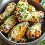 - 2 pounds chicken wings - 1 tablespoon olive oil - 1 teaspoon garlic powder - 1 teaspoon onion powder - 1 teaspoon paprika - 1/2 teaspoon salt - 1/2 teaspoon black pepper The main ingredients come together to create a tasty dish. Chicken wings are the star. I love using fresh wings. They have great flavor and texture. Olive oil helps the seasonings stick well. Garlic and onion powder add depth. Paprika gives a nice warmth and color. Salt and pepper enhance all the flavors. - 1/2 cup grated Parmesan cheese - 2 tablespoons fresh parsley, chopped Parmesan cheese makes these wings special. It adds a salty bite and rich flavor. I recommend using fresh grated cheese. It melts and coats the wings perfectly. Fresh parsley adds a pop of color. It also brings a fresh taste to the dish. - Hot sauce for serving - Celery sticks or carrot sticks Hot sauce can kick up the flavor. If you like spice, drizzle it on the wings. It pairs well with the garlic and Parmesan. For sides, I suggest celery or carrot sticks. They add crunch and balance to the meal. You can also serve your favorite dipping sauce. To start, gather your chicken wings. You need 2 pounds. Remove the tips and split them apart. Place the wings in a large mixing bowl. Now, add 1 tablespoon of olive oil. Toss the wings well to coat them evenly. This step helps the seasonings stick better. Next, it's time to add flavor. Sprinkle 1 teaspoon of garlic powder over the wings. Then, add 1 teaspoon of onion powder and 1 teaspoon of paprika. Don’t forget the salt and black pepper—use 1/2 teaspoon of each. Mix everything thoroughly. You want every wing to be covered in those tasty seasonings. Now, let’s cook the wings. Preheat your air fryer to 400°F (200°C). This should take about 5 minutes. Once preheated, place the seasoned wings in the air fryer basket. Make sure they are in a single layer. Cook for 25 to 30 minutes. Flip the wings halfway through the cooking time for even crispiness. Once they are golden and crispy, remove the wings from the air fryer. Place them in a mixing bowl. While they are hot, sprinkle 1/2 cup of grated Parmesan cheese over the wings. Toss them to coat well. For a pop of color, add 2 tablespoons of chopped fresh parsley on top. Serve these wings right away. Enjoy with hot sauce if you like some heat! To get wings that are crispy, start by spreading them out. Lay the wings in a single layer in the basket. This helps air flow around each wing. Flip the wings halfway through cooking. This step ensures both sides get that golden brown look. If you want extra crunch, cook them a few minutes longer. Just keep an eye on them to avoid burning. To boost flavor, think about adding spices. Consider cayenne pepper for heat or smoked paprika for depth. You can also use a mix of dried herbs. Oregano and thyme work well together. For marinating, let the wings soak in the olive oil and spices for at least an hour. This makes them even tastier. You can marinate overnight for a stronger flavor. Garnishing makes your wings look great. Use freshly chopped parsley for a pop of color. Just sprinkle it on top before serving. You can also add lemon wedges on the side. This gives a fresh taste and looks nice. For serving, place wings on a large platter. Add a small bowl of hot sauce for dipping. This makes it fun for guests to enjoy. {{image_2}} You can make your Air Fryer Garlic Parmesan Wings even tastier by changing their flavor. One fun option is spicy garlic wings. Just add some cayenne pepper or chili powder to your seasoning mix. This adds heat and a nice kick. If you love lemon, consider a lemon herb version. Add fresh lemon juice and some dried herbs like thyme or oregano. This gives the wings a bright, fresh taste. Both options let you play with flavors and find what you love best. While the air fryer gives you crispy wings, you can also cook them in other ways. If you prefer a baking option, lay the wings on a baking sheet. Bake them at 400°F for about 40 minutes. Flip them halfway through for even cooking. For a classic taste, you can deep fry the wings. Heat oil to 375°F and fry them for about 10-12 minutes. This method gives you that crunchy texture we all love. Each method offers a unique twist on the dish. If you need to make some changes for your diet, there are easy swaps. For gluten-free wings, check your seasoning labels. Some have gluten, so use gluten-free options. You can also use a gluten-free soy sauce for added flavor. If you’re on a keto diet, you can make this dish low-carb. Skip the flour and focus on the chicken and spices. This way, you still enjoy the wings without the extra carbs. These adjustments keep your wings tasty and fitting for your diet. To keep your wings fresh, first let them cool. Place them in an airtight container. You can store them in the fridge for up to 3 days. Make sure to separate layers with parchment paper to avoid sticking. Air fryer method for reheating: Preheat your air fryer to 375°F (190°C). Place the wings in a single layer. Heat for about 5 to 7 minutes. This method keeps them crispy. Oven reheating tips: Preheat your oven to 350°F (175°C). Spread wings on a baking sheet lined with foil. Heat for about 10 to 15 minutes. This method works well, but may not be as crispy. To freeze wings, let them cool completely. Place them in a freezer-safe bag, removing as much air as possible. You can freeze them for up to 3 months. Thawing process: For best results, thaw wings overnight in the fridge. If short on time, you can use the microwave. But be careful not to cook them! Cook chicken wings in an air fryer for 25 to 30 minutes. This time will give you crispy wings. Flip the wings halfway through cooking. This helps them cook evenly. Yes, you can use frozen wings. Just add extra cooking time. Cook them for about 30 to 35 minutes. Check that they reach an internal temperature of 165°F (74°C). To get wings extra crispy, make sure to coat them lightly with oil. Keep them in a single layer in the basket. Flipping them halfway helps too. You can also cook them longer, but watch closely. - Additional user-referenced questions: - Can I use other seasonings? Yes, you can mix in your favorite spices. - What if I don’t have an air fryer? You can bake them in a regular oven at 400°F (200°C) for 40-45 minutes. - Tips for optimal cooking times: - Thin wings cook faster than larger ones. - Always check the wings for doneness before serving. Use a meat thermometer for best results. You learned how to make crispy chicken wings using an air fryer. I covered key ingredients, preparation steps, and cooking tips. You can try flavor variations and even store leftovers. Remember, crispy wings require good seasoning and careful cooking. Don't hesitate to experiment with sauces and sides. Enjoy impressing your friends and family with perfect wings every time! Keep refining your skills, and you'll master this dish.