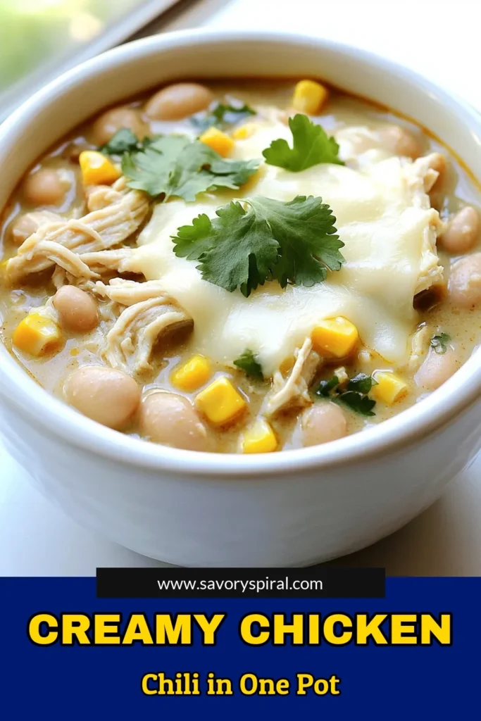 Warm up your dinner table with this delightful creamy white chicken chili recipe! Packed with tender chicken, creamy cheese, and a blend of spices, it's perfect for cozy nights. Easy to make in a slow cooker, this dish is a family favorite that everyone will love. Click to discover how to whip up this comforting meal in no time! #CreamyWhiteChickenChili #DinnerIdeas #SlowCookerRecipes #ComfortFood
