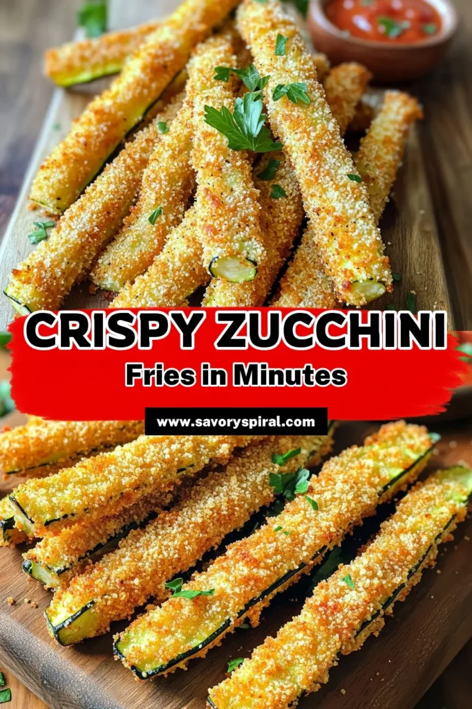 Crunchy and delicious, these Crispy Air Fryer Zucchini Fries are the perfect guilt-free snack! With just a few simple ingredients and an easy cooking method, you'll enjoy a light and crispy treat that’s great as an appetizer or a side. This recipe is a must-try for healthy eating enthusiasts. Ready to impress your taste buds? Click through to explore the full recipe and enjoy a flavor-packed experience with your family and friends!