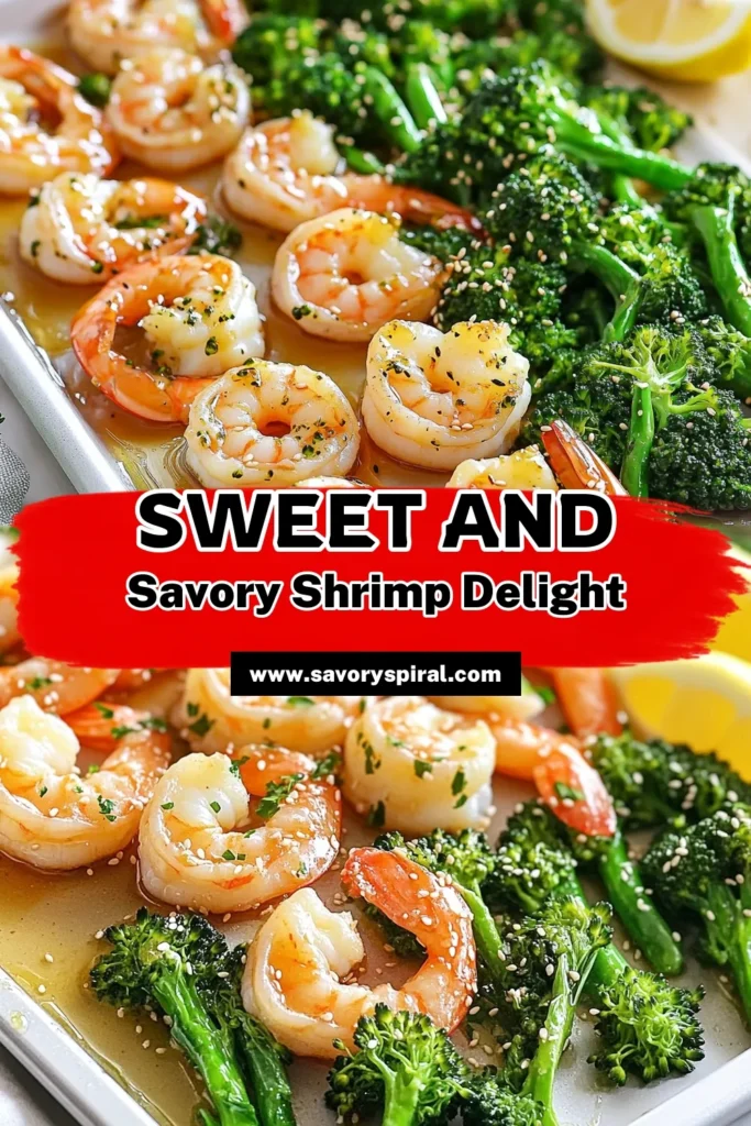 Discover the savory delight of Honey Garlic Shrimp and Broccolini with this quick and easy recipe! Perfect for busy nights, this dish combines succulent shrimp and vibrant broccolini, drizzled with a sweet and tangy honey garlic sauce. In just 30 minutes, you can whip up a meal that's both healthy and delicious! Click through for the full recipe and impress your family tonight! #HoneyGarlicShrimp #HealthyRecipes #QuickMeals #SheetPanDinner