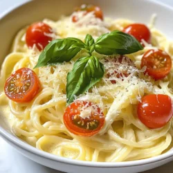 To make Quick Creamy Radiatore Pasta, you need a few simple items. Here is the list of ingredients: - 8 oz radiatore pasta - 1 cup heavy cream - 1/2 cup grated Parmesan cheese - 1 cup cherry tomatoes, halved - 2 cloves garlic, minced - 1 tablespoon olive oil - 1 teaspoon dried basil - Salt and pepper to taste - Fresh basil leaves for garnish These ingredients create a rich and creamy dish. Radiatore pasta has a unique shape that holds the sauce well. The heavy cream adds a smooth texture, while the Parmesan cheese gives it a savory kick. Cherry tomatoes add freshness and a pop of color. Garlic brings a wonderful aroma to the dish, enhancing every bite. Olive oil helps cook the garlic perfectly. Dried basil gives the pasta an Italian flavor. Finally, salt and pepper help balance all the tastes. Fresh basil leaves on top make your dish look pretty and add a burst of flavor. {{ingredient_image_1}} First, bring a large pot of water to a boil. Add a good amount of salt to the water. This step adds flavor to the pasta. Once the water is boiling, add 8 ounces of radiatore pasta. Cook it for about 10 to 12 minutes. You want it to be al dente. This means it should be firm yet tender. After cooking, drain the pasta and set it aside. Now, let’s make the sauce. In a large skillet, heat 1 tablespoon of olive oil over medium heat. Once hot, add 2 cloves of minced garlic. Sauté it for about 30 seconds. You want the garlic to be fragrant but not burnt. Next, add 1 cup of halved cherry tomatoes to the skillet. Cook them for about 3 to 4 minutes. You want them to soften and release their juices. Then, pour in 1 cup of heavy cream. Stir it well to mix everything. Bring the sauce to a gentle simmer. After that, add 1/2 cup of grated Parmesan cheese and 1 teaspoon of dried basil. Stir until the cheese melts and the sauce is creamy. Season it with salt and pepper to taste. Now, it’s time to bring everything together. Add the cooked radiatore pasta to the skillet with the sauce. Toss the pasta gently to coat it fully with the creamy sauce. If you need more moisture, you can add a splash of reserved pasta water. For serving, place the pasta on plates and garnish with fresh basil leaves. This dish looks great and tastes even better! To make a great creamy sauce, cheese melt is key. Add the grated Parmesan slowly. Stir it well until it melts fully. This step gives your sauce a rich taste. If the sauce feels too thick, use pasta water. Just add a little at a time. This water has starch that helps the sauce stick. You can boost the flavor with herbs and spices. Dried basil works well, but you can try others too. Oregano or thyme can add nice notes. For a tasty twist, add protein. Cooked chicken or shrimp can make this dish heartier. You can even add beans for a vegetarian option. Just mix them in with the pasta for a yummy meal. Pro Tips Use Fresh Ingredients: Whenever possible, opt for fresh cherry tomatoes and basil to enhance the flavor of your creamy pasta dish. Adjust the Creaminess: Feel free to adjust the amount of heavy cream and Parmesan cheese based on your preference for a richer or lighter sauce. Don’t Overcook the Pasta: Ensure you cook the radiatore pasta al dente to maintain a firm texture that holds up well in the creamy sauce. Add Protein: For a more filling meal, consider adding grilled chicken, shrimp, or sautéed vegetables to the pasta before serving. {{image_2}} You can make this dish even more fun with extra veggies. Try adding: - Spinach - Zucchini - Bell peppers These add great color and flavor. You can also swap the heavy cream for: - Coconut milk - Cashew cream - Silken tofu blended until smooth These options keep the creamy texture while being lighter. If you want more protein, adding chicken or shrimp works well. Cook the protein in the skillet before adding the garlic and tomatoes. This way, it absorbs all the tasty flavors. For a vegan twist, use chickpeas or lentils. They add protein and fiber. You can also try tempeh or tofu as great meat substitutes. This keeps your meal balanced and satisfying. To keep your Quick Creamy Radiatore Pasta fresh, use airtight containers. Glass or plastic containers work well. Make sure they are clean and dry before use. Divide pasta into smaller portions. This way, it cools down faster in the fridge. Store your leftovers in the fridge for up to three days. Avoid leaving pasta out at room temperature for too long. Bacteria can grow quickly in warm food. When it's time to reheat, avoid the microwave if you can. Microwaves tend to dry out pasta. Instead, use a skillet on low heat. Add a splash of water or cream to help. Stir the pasta gently until warmed through. This keeps it fluffy. If the sauce seems thick, add more cream to restore creaminess. You want it to be just as rich as before. Enjoy every bite! It takes about 20 minutes to make this dish. Prep time is around 10 minutes. Cooking the radiatore pasta takes about 10-12 minutes. You can work on the sauce while the pasta cooks. This way, everything comes together quickly. Yes, you can make this dish ahead of time. Store the pasta and sauce separately in airtight containers. Keep them in the fridge for up to three days. When you’re ready to eat, heat them gently. This helps keep the pasta from getting mushy. If you can't find radiatore, try penne or fusilli. Both options hold sauce well. You can also use farfalle or even spaghetti if you prefer. Each will give a different texture but still taste great! This blog post covered everything you need for Quick Creamy Radiatore Pasta. We explored key ingredients like garlic, cream, and Parmesan, plus easy steps for cooking. I shared tips to achieve a creamy sauce and suggested fun variations to suit your taste. You can easily store leftovers and reheat them without losing flavor. Enjoy making this dish, and don’t be afraid to try your own twists! Cooking should be fun and tasty.