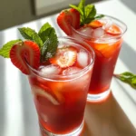 To make a refreshing strawberry iced tea, you will need: - 4 cups water - 4 black tea bags - 1 cup fresh strawberries, sliced - 1/4 cup honey or agave syrup (adjust to taste) - 1 lemon, juiced - Fresh mint leaves for garnish - Ice cubes I always recommend using fresh strawberries when making iced tea. Fresh strawberries give the drink a bright and bold flavor. They also add a nice touch of color. If fresh strawberries are not available, you can use frozen ones. Just make sure to let them thaw first. Frozen strawberries can work well in a pinch, but they may not taste as fresh. You can customize the sweetness of your strawberry iced tea. Honey is my go-to choice for a natural, rich flavor. Agave syrup is another great option; it’s lighter and mixes well. If you want to avoid added sugars, try using stevia or monk fruit sweetener. Always adjust the amount to fit your taste. Start with a small amount and add more if needed. This way, you can create the perfect balance for your drink. To start, bring 4 cups of water to a boil in a saucepan. This helps to release the tea's full flavor. Once the water boils, remove it from the heat. Add 4 black tea bags to the hot water. Steep them for about 5 to 7 minutes. If you like strong tea, let them steep longer. After steeping, take out the tea bags. Let the tea cool for about 10 minutes. While the tea cools, it’s time to prepare the strawberries. Take 1 cup of fresh strawberries and slice them. Place the sliced strawberries in a blender. Add 1/4 cup of honey or agave syrup. You can adjust the sweetness based on your taste. Blend the mixture until it is smooth. This will give your iced tea a delightful strawberry flavor. After the tea has cooled, mix in the strawberry blend. Add the juice of 1 lemon to the tea. The lemon adds a nice tartness. Stir everything well until combined. Now, it’s time to serve! Fill glasses with ice cubes. Pour the strawberry iced tea over the ice. For a pretty touch, garnish each glass with fresh mint leaves and a slice of strawberry. Enjoy your refreshing drink! To make your strawberry iced tea pop, try using fresh herbs. Mint leaves add a cool taste. You can also use basil for a unique twist. A splash of sparkling water gives it a fun fizz. If you like tartness, add more lemon juice. This makes the sweet strawberries shine even more. Steeping tea correctly is key. For this drink, steep black tea bags for 5-7 minutes. If you want stronger tea, go for 7 minutes. But if you prefer a milder flavor, stick to 5 minutes. Keep in mind, steeping too long can make the tea bitter. Sweetness is all about your taste. Start with 1/4 cup of honey or agave. You can add more if you like it sweeter. If you want a lower-calorie option, try using less sweetener. You can even skip it, as strawberries are sweet on their own. Always taste as you go! {{image_2}} You can change your strawberry iced tea by adding herbs and spices. Mint is a top choice. It pairs well with strawberries. Just add a few fresh mint leaves when you serve. Basil also works great. Use it for a unique twist. You can steep the herbs with the tea bags. This will give your tea a deeper flavor. Mixing in other fruits can make your tea even better. Consider using raspberries or blueberries. They add color and taste. You can mash them like you do with strawberries. This will create a fruity blend. For a tropical feel, add pineapple juice or slices. It brings a sunny vibe to your drink. Cold brew strawberry iced tea is a fun twist. It’s easy and refreshing. Start by placing tea bags in cold water. Use 4 cups of water and 4 tea bags. Let it sit in the fridge for a few hours. The longer you wait, the stronger the flavor. Once ready, blend in your strawberries and sweetener. Serve it over ice for a cool treat. To keep your strawberry iced tea fresh, store it in the fridge. Use a clean glass pitcher with a lid. This helps keep out odors and light. If you don’t have a pitcher, a sealed jar works too. Make sure the tea is cool before you store it. Hot tea can raise the temperature inside the fridge. Prepared strawberry iced tea lasts about three to five days in the fridge. After that, the flavors may fade. The tea may also become cloudy. If you notice any off smells or changes in color, it's best to toss it out. For the best taste, enjoy it within the first few days. You can reheat strawberry iced tea if you prefer it warm. Pour it into a saucepan and heat it on low. Stir gently to avoid burning. If you want to repurpose leftovers, consider using it in smoothies or popsicles. Blend the tea with yogurt and ice for a refreshing treat. You can also freeze it in molds for a cool summer snack. Yes, you can! While black tea gives a strong flavor, you can use green tea or herbal tea. Green tea adds a light taste, and herbal tea can add extra fruit flavors. Experiment with what you like best. Strawberry iced tea can be healthy. It has fresh fruit and no high-calorie drinks. Strawberries are full of vitamins and antioxidants. If you use honey or agave, it can still be low in calories compared to sodas. You can find pre-made strawberry iced tea at grocery stores or cafes. Look in the beverage aisle or the tea section. Some brands sell bottled iced tea with strawberry flavors. Just read the labels for added sugars. To make a sugar-free version, skip the honey or agave. Use a sugar substitute like stevia or monk fruit instead. Blend the strawberries with water and serve it cold. You can still enjoy the sweet taste without the sugar! We explored how to make delicious strawberry iced tea. You learned about key ingredients, including fresh and frozen strawberries. I shared step-by-step instructions for brewing and blending to get the perfect drink. We discussed tips to enhance flavor and customize sweetness. Variations let you experiment with herbs and other fruits. Finally, I covered storage tips for keeping your tea fresh. Enjoy crafting your own iced tea recipes and customizing them to fit your taste!
