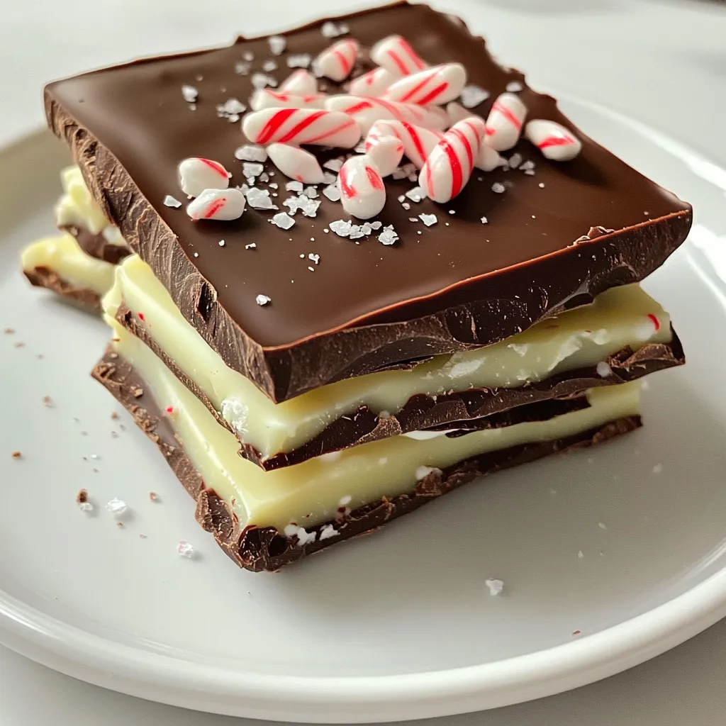 No Bake Chocolate Peppermint Bark Delightful Treat