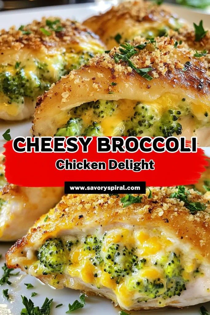Looking for a delicious and healthy dinner option? Try this Broccoli Cheese Stuffed Chicken! This cheesy stuffed chicken breast is filled with creamy broccoli and cheddar, making it a family favorite. Perfect for easy chicken breast recipes and baked stuffed chicken recipes that impress. It's an ideal choice for healthy chicken dinner ideas! Save this recipe for your next mealtime adventure! #BroccoliCheeseStuffedChicken #EasyChickenRecipes #HealthyDinnerIdeas #StuffedChicken