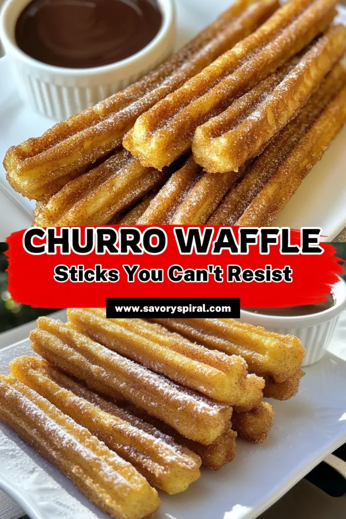Indulge in delicious churro waffle sticks with our easy churro recipe! These cinnamon sugar waffles are the perfect treat for any occasion. Create homemade waffle sticks that are golden and crispy, coated in a sweet cinnamon-sugar mix. Ready in just 30 minutes, this dessert waffle recipe is a crowd-pleaser. Try these churro waffle sticks today and treat yourself! Save this recipe for your next dessert adventure. #ChurroWaffleSticks #EasyChurroRecipe #CinnamonSugarWaffles #DessertWaffleRecipe
