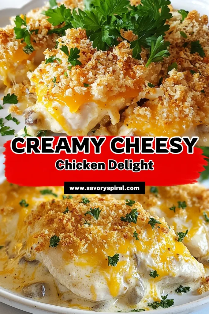 Indulge in this Cheesy Sour Cream Chicken Bake for a comforting and satisfying meal. This Sour Cream Chicken Recipe combines tender chicken breasts with a creamy sauce, making it the perfect Easy Chicken Dinner. Topped with baked cheese, it’s an irresistible dish everyone will love. Follow this simple recipe for a delicious Baked Chicken with Cheese that’s sure to impress! Save this creamy chicken bake for your next family dinner! #EasyChickenDinner #CheesyChickenBake #SourCreamChicken #CreamyChickenBake