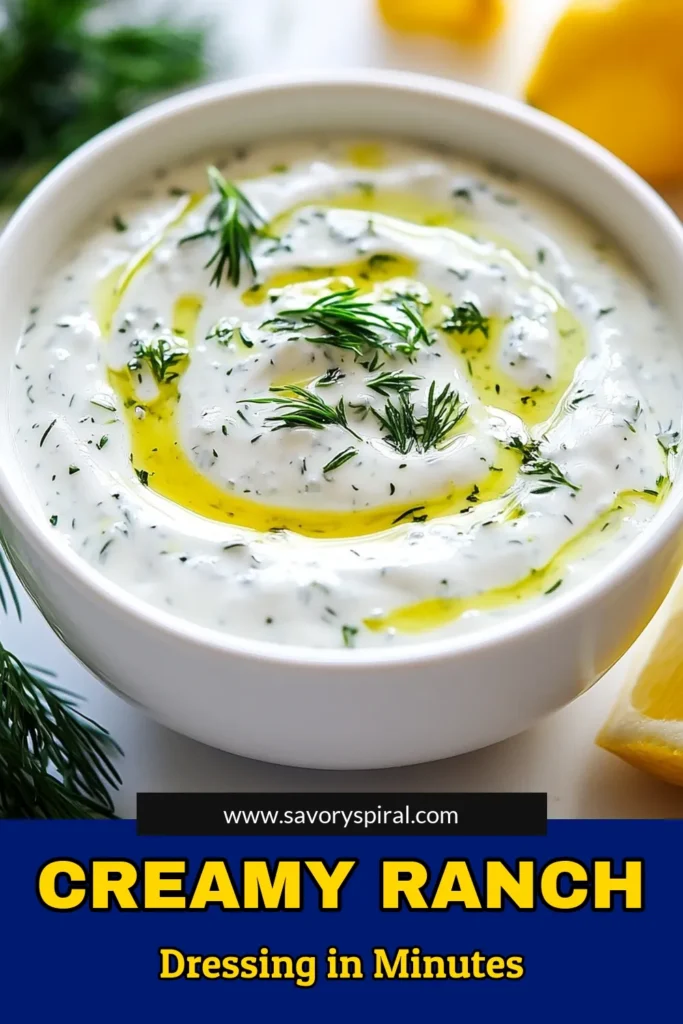 Elevate your salads with this creamy Greek yogurt dressing, the perfect homemade ranch dressing! This healthy salad dressing combines fresh herbs with the tanginess of Greek yogurt for a flavor-packed experience. Try this easy Greek yogurt ranch recipe today, and enjoy a versatile dressing great for salads, veggies, or grilled meats. Click to discover this fresh herb ranch mayo that you’ll love! #HealthyRecipes #SaladDressing #GreekYogurt #RanchDressing