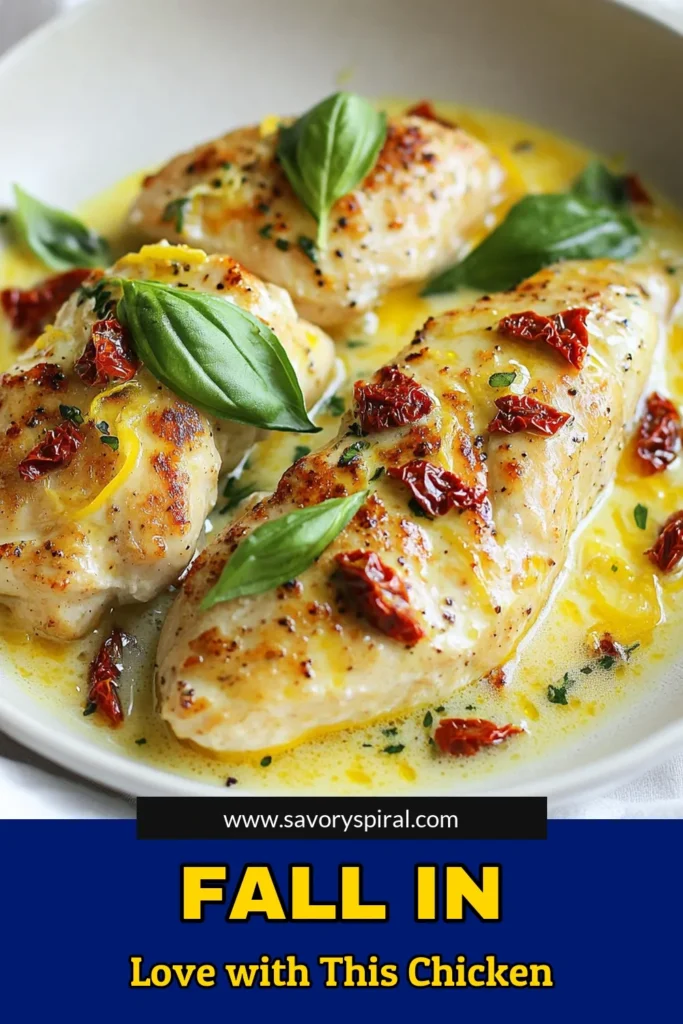 Discover the deliciousness of this dairy-free chicken recipe with our Marry Me Chicken recipe! This creamy coconut cream chicken is bursting with flavor from sun-dried tomatoes and aromatic herbs, making it the perfect healthy chicken dinner for any night. Impress your loved ones with this easy-to-make dish and create unforgettable meals together. Save this recipe now and savor every bite! #DairyFree #ChickenDinner #HealthyEating #CoconutCreamChicken