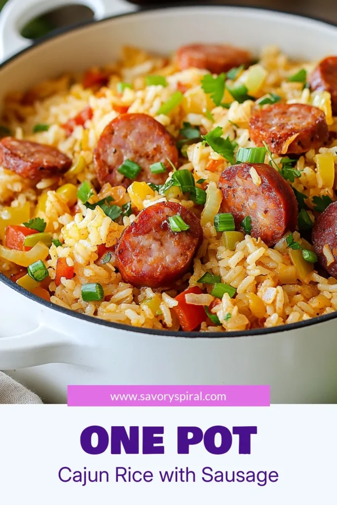 Indulge in this One Pot Dirty Rice Recipe featuring smoky sausage for a delightful Cajun sausage rice dish! Perfect for busy weeknights, this easy rice recipe combines flavors of smoked sausage, bell peppers, and Cajun spices for a comforting homemade dirty rice experience. Whip it up in one pot and enjoy less cleanup. Save this simple yet delicious recipe for your next meal! #OnePotDirtyRice #CajunSausage #EasyRiceRecipes #SmokedSausageRecipes