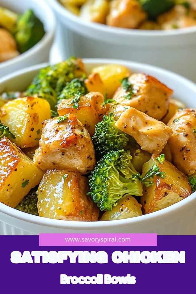 Discover a delicious way to enjoy healthy chicken recipes with these Chicken Broccoli Potato Bowls! Perfect for easy meal prep, this oven baked chicken and broccoli dish is packed with flavor and nutrients. With just a few simple steps, you can create a savory chicken dinner idea that's quick and satisfying. Save this recipe to make healthy meals throughout the week! #MealPrep #HealthyEating #ChickenRecipes #OvenBakedChicken
