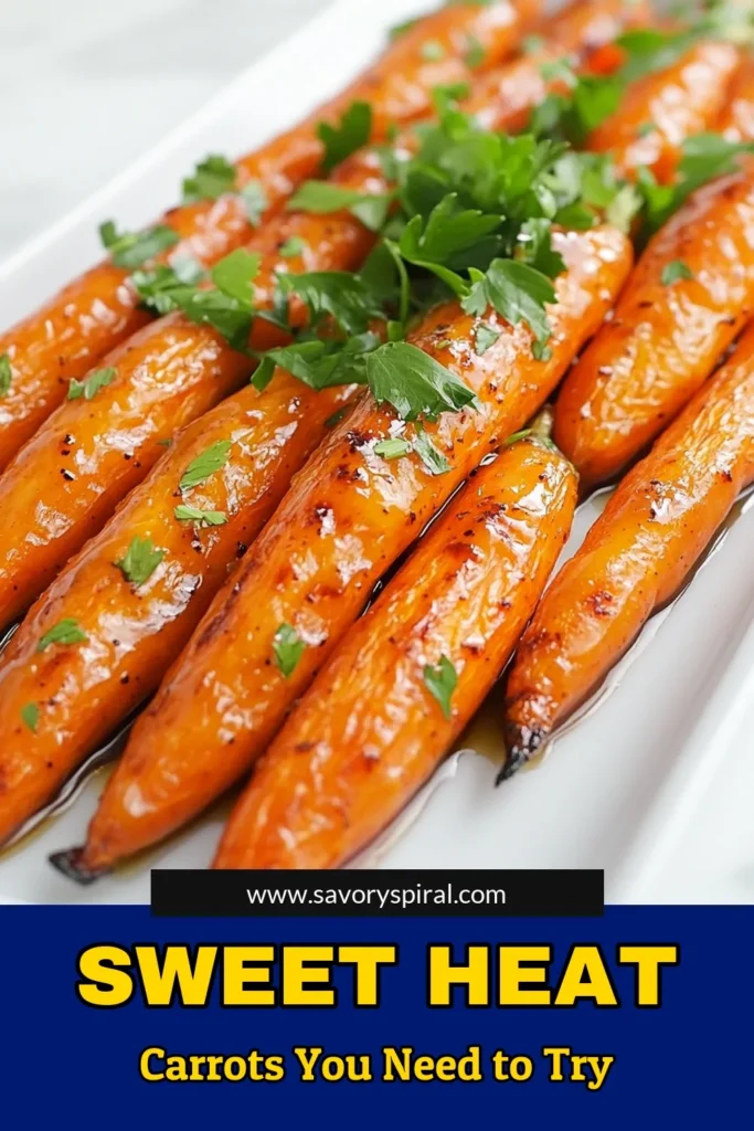 Elevate your vegetable game with these Sweet and Spicy Maple-Glazed Roasted Carrots! This easy and flavorful recipe combines baby carrots with a delicious maple syrup glaze, cinnamon, and a hint of heat from cayenne pepper. Perfect as a side dish or a healthy snack, these roasted carrots are sure to impress. Discover the full recipe now and bring this tasty dish to your table! #RoastedCarrots #MapleGlaze #HealthyRecipes #VeggieLovers
