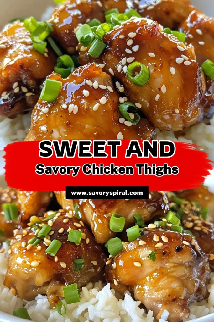 Discover the irresistible flavors of Crockpot Honey Garlic Chicken with this easy Honey Garlic Chicken Thighs Recipe! Perfect for busy weeknights, these Slow Cooker Chicken Thighs are not only delicious but also healthy. Simply combine chicken and a sweet, savory sauce for a hassle-free meal. Try this Easy Crockpot Chicken Recipe today and make dinnertime a breeze! Save this recipe for later! #CrockpotRecipes #HealthyEating #SlowCookerMeals #EasyRecipes