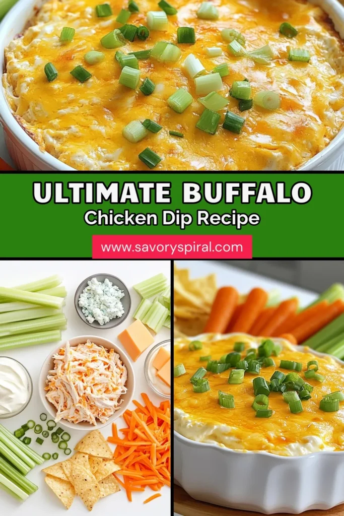 Looking for the perfect easy party appetizers? Try this creamy crockpot buffalo chicken dip! This cheesy dip recipe blends shredded chicken, cream cheese, buffalo sauce, and cheddar for a crowd-pleasing buffalo sauce dip. Simple to prepare and oh-so-delicious, it's perfect for game nights or get-togethers. Serve it warm with tortilla chips or veggies. Save this recipe now and enjoy the ultimate party favorite! #BuffaloChickenDip #CrockpotDip #EasyAppetizers #CheesyDipRecipe