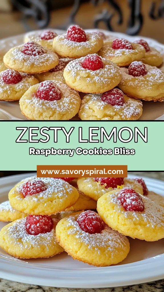 Indulge in the burst of flavors with these Zesty Lemon Raspberry Cookies! This Soft Lemon Cookies Recipe combines tangy lemon zest and fresh raspberries for a delightful treat. Perfect for any occasion, these Lemon Raspberry Delight Cookies are easy to make and sure to impress. Enjoy a taste of summer in every bite! Pin this recipe now and bake your way to deliciousness! #LemonRaspberryCookies #FreshRaspberryDesserts #EasyCookieRecipes #CookieLovers