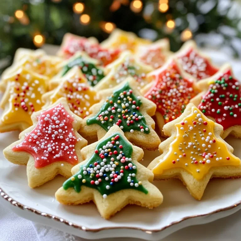 - 2 ½ cups all-purpose flour - 1 cup unsalted butter, softened - 1 cup granulated sugar - 1 large egg - 2 teaspoons vanilla extract - 1 teaspoon almond extract - ½ teaspoon baking powder - ½ teaspoon salt - Food coloring (red, green, and any other holiday color of your choice) - Sprinkles or colored sugar for decoration When measuring flour, use a spoon to scoop it into the cup. This helps avoid too much flour. If you need a dairy-free option, try using coconut oil instead of butter. You can also use brown sugar for a richer taste. If you do not have almond extract, just use more vanilla extract. Using fresh, high-quality ingredients makes a big difference in taste. Fresh butter gives the cookies a rich flavor. Granulated sugar helps the cookies to be sweet and crisp. Choose pure vanilla extract over imitation for a better taste. Good food coloring should blend well. This helps your cookies look vibrant and festive. Quality ingredients lead to better cookies you and your friends will love. {{ingredient_image_1}} Start by creaming the softened butter and sugar in a large bowl. Use a hand mixer or a sturdy wooden spoon. Beat until the mixture looks light and fluffy. This step adds air, making the cookies soft. Next, crack in one large egg and add the vanilla and almond extracts. Mix until everything blends well. In another bowl, combine the flour, baking powder, and salt. Whisk these dry ingredients together. Gradually add this mix to the wet ingredients. Stir until a dough forms. It should feel soft but not sticky. Now, divide the dough into three equal parts. Leave one part plain. Color the other two parts with food coloring. Knead the color in until it spreads evenly. Choose any colors that remind you of the holidays. Roll each colored dough into logs, about two inches thick. Use your hands to shape them. Wrap each log tightly in plastic wrap. Chill the logs in the fridge for at least two hours. This step firms up the dough and makes it easier to slice. Preheat your oven to 350°F (175°C). After the dough is firm, take the logs out of the fridge. Slice them into rounds, each about a quarter inch thick. Place the slices on a parchment-lined baking sheet. Make sure to space them one inch apart. For a festive touch, sprinkle the tops with colorful sugar or sprinkles. Bake the cookies for 10 to 12 minutes. Look for the edges to turn lightly golden. After baking, let them cool for a few minutes on the sheet. Then, transfer them to a wire rack to cool completely. To get even slices, keep the dough cold. After chilling, use a sharp knife. Cut with a smooth motion. Avoid pressing down too hard. Slice about ¼ inch thick for the best results. This thickness helps the cookies bake evenly. Baking time can vary. Your oven may heat differently. Start checking the cookies at 10 minutes. Look for lightly golden edges. If they need more time, check every minute. Overbaking can lead to dry cookies. Keep an eye on them for the best texture. Decorating is where the fun begins! Use sprinkles or colored sugar for a festive look. You can mix colors for a rainbow effect. Try drizzling melted chocolate on top for extra flair. Use cookie bags tied with ribbons for gifts. Arrange them on a pretty platter for sharing. Pro Tips Chill the Dough Thoroughly: Ensure the dough is well-chilled before slicing to achieve clean, even edges on your cookies. Experiment with Flavors: Don't hesitate to mix in different extracts or spices to create unique flavor combinations for your cookies. Use Quality Food Coloring: Opt for gel or paste food coloring for more vibrant colors that won't change the dough's texture. Decorate with Care: Apply sprinkles or colored sugar before baking for a festive look, but be mindful not to overload them. {{image_2}} You can change the taste of your cookies easily. Try adding peppermint extract for a minty twist. You can use chocolate chips for a rich flavor. Mix in nuts or dried fruits for extra texture. Each change gives a new feel to your cookies. Sprinkles are fun, but you can use more! Try crushed candy canes for a festive crunch. Drizzle melted chocolate on top for a sweet touch. Use colored icing to make fun shapes and designs. Let your creativity shine through your decorations. Want a gluten-free version? Use a gluten-free flour blend instead of all-purpose flour. For a vegan cookie, swap the butter for coconut oil. Use a flax egg instead of a real egg. These changes keep the taste great and fit different diets. Store your baked cookies in an airtight container. This keeps them fresh and soft. Layer the cookies with parchment paper to prevent sticking. Keep the container at room temperature. This method keeps cookies tasty for up to a week. You can freeze both the cookie dough and baked cookies. For dough, wrap logs in plastic wrap. Then, place them in a freezer bag. They last up to three months in the freezer. For baked cookies, let them cool first. Place them in a single layer in a freezer-safe container. They also last up to three months. To keep your cookies fresh, avoid moisture. Store them in a cool, dry place. If you live in a humid area, add a moisture absorber to the container. You can also freeze some cookies for later. This lets you enjoy holiday treats anytime! Yes, you can use any colors you like! Food coloring makes your cookies bright and fun. I love mixing colors to match my holiday theme. Just remember to knead the dough until the color spreads evenly. This helps create beautiful swirls and patterns in your cookies. The cookies are done when the edges are lightly golden. I check them at about 10 minutes. If they look set and are slightly firm to touch, they are ready. Don’t worry if they seem soft; they will harden as they cool. Keep an eye on them to avoid overbaking! There are many fun ways to serve these cookies! You can stack them on a festive platter for guests. Add a sprinkle of powdered sugar for a snowy look. Another idea is to wrap them in clear bags tied with ribbons as gifts. These cookies also pair well with hot cocoa or warm milk, making them a great treat for any holiday gathering. In this blog post, we covered the key ingredients for your cookie dough and their importance. I shared step-by-step instructions to make the baking easy. You learned tips to get the perfect slice and adjust baking times. We also explored fun variations to mix up the flavors and decorations. Lastly, I explained how to store your cookies for long-lasting freshness. When you follow these guidelines, you’ll bake tasty cookies everyone loves. Happy baking!