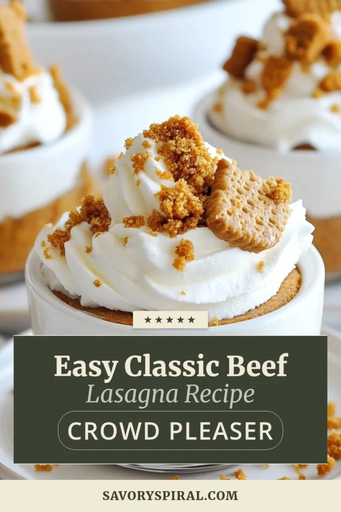 Indulge in the festive flavors of our no-bake gingerbread cheesecake cups, the perfect holiday dessert for your celebrations! This easy cheesecake recipe combines creamy gingerbread cheesecake with a crunchy graham cracker base, creating delightful gingerbread dessert cups. Impress your guests with this simple no-bake dessert that's sure to become a seasonal favorite. Try it today! #NoBakeDesserts #GingerbreadDessert #HolidayDesserts #EasyCheesecakeRecipe