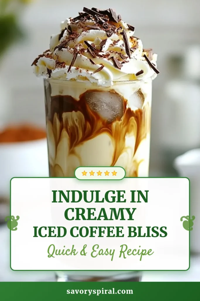 Indulge in this creamy iced coffee recipe that elevates your coffee experience! Enjoy the rich taste of chocolate iced coffee with our easy iced coffee method. This homemade iced coffee is perfect for warm days and will keep you refreshed. Create this delightful drink in just 10 minutes, and impress your friends with your barista skills. Try it today and savor the flavor! #IcedCoffee #ChocolateLovers #CoffeeDrinks #HomemadeTreats