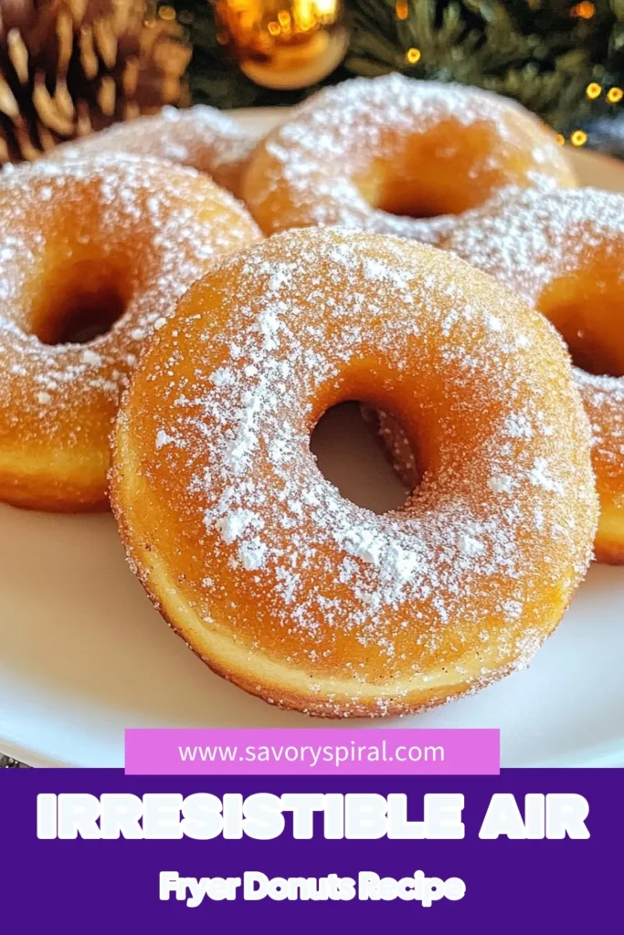 Indulge in these delicious Air Fryer Gingerbread Donuts – a perfect treat for the holidays! These Healthy Gingerbread Donuts are not only easy to make but also a delightful twist on classic holiday flavors. Follow this Easy Gingerbread Donut Recipe for homemade goodness that's sure to impress. Treat yourself and your loved ones with these Holiday Air Fryer Desserts. Save this recipe for a festive baking session! #GingerbreadDonuts #HealthyDesserts #AirFryerRecipes #HolidayBaking