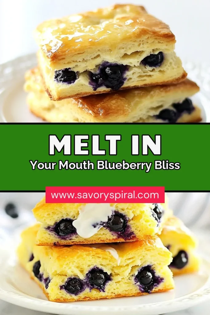 Indulge in these melt-in-your-mouth blueberry biscuits that are perfect for any occasion! This easy blueberry dessert features a homemade biscuits recipe that yields fluffy blueberry biscuits bursting with fresh flavor. With just a few simple ingredients, you’ll have delicious biscuits in no time. Try this recipe today and impress your family! Don’t forget to save this for later! #BlueberryBiscuits #EasyDessert #Baking #HomemadeBiscuits
