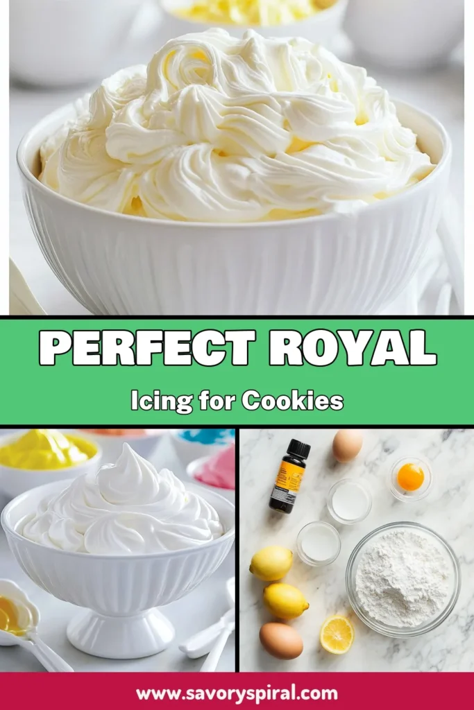 Create stunning decorated sugar cookies with this magical royal icing recipe! Learn how to make royal icing that's perfect for sugar cookie decorating icing. Follow our steps to whip up a delicious meringue powder icing that holds its shape beautifully. Impress your friends and family with your decorating skills—save this royal icing recipe for your next baking adventure! #RoyalIcing #SugarCookies #BakingTips #CookieDecorating