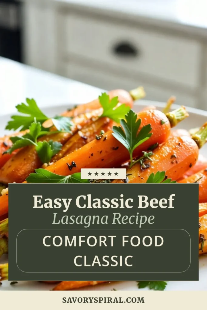 Discover the deliciousness of garlic herb roasted carrots with this easy roasted carrot recipe! Perfect as a healthy side dish, these oven roasted baby carrots are bursting with flavor. Tossed in garlic, thyme, and rosemary, they make a fantastic addition to any meal. With just a few simple ingredients and straightforward instructions, you can impress your guests. Try this savory carrot recipe today! Save and share! #HealthyRecipes #Vegetarian #CarrotRecipes #EasyCooking