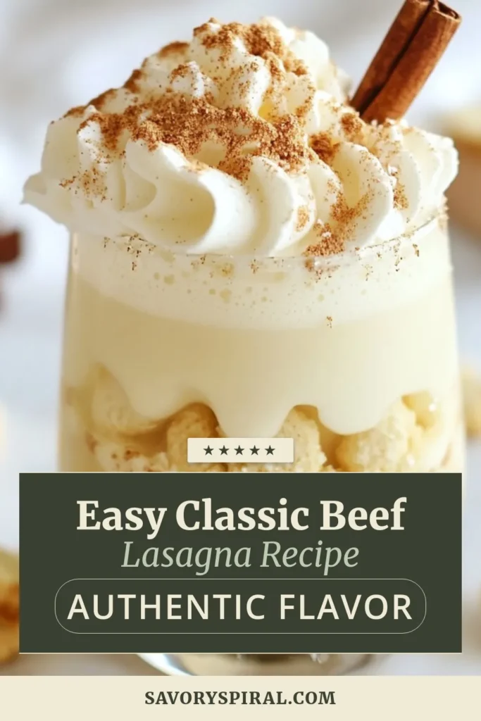 Get ready for the holidays with this Winning Sugar Cookie Eggnog Cocktail! This easy eggnog drink blends creamy eggnog, milk, and vanilla syrup with festive sugar cookie flavors for a delightful holiday cocktail recipe. Perfect for any celebration, this creamy eggnog cocktail is sure to impress your guests. Try it today and spread some holiday cheer! Save this recipe now! #EggnogCocktail #HolidayDrinks #SugarCookieRecipe #FestiveCocktails